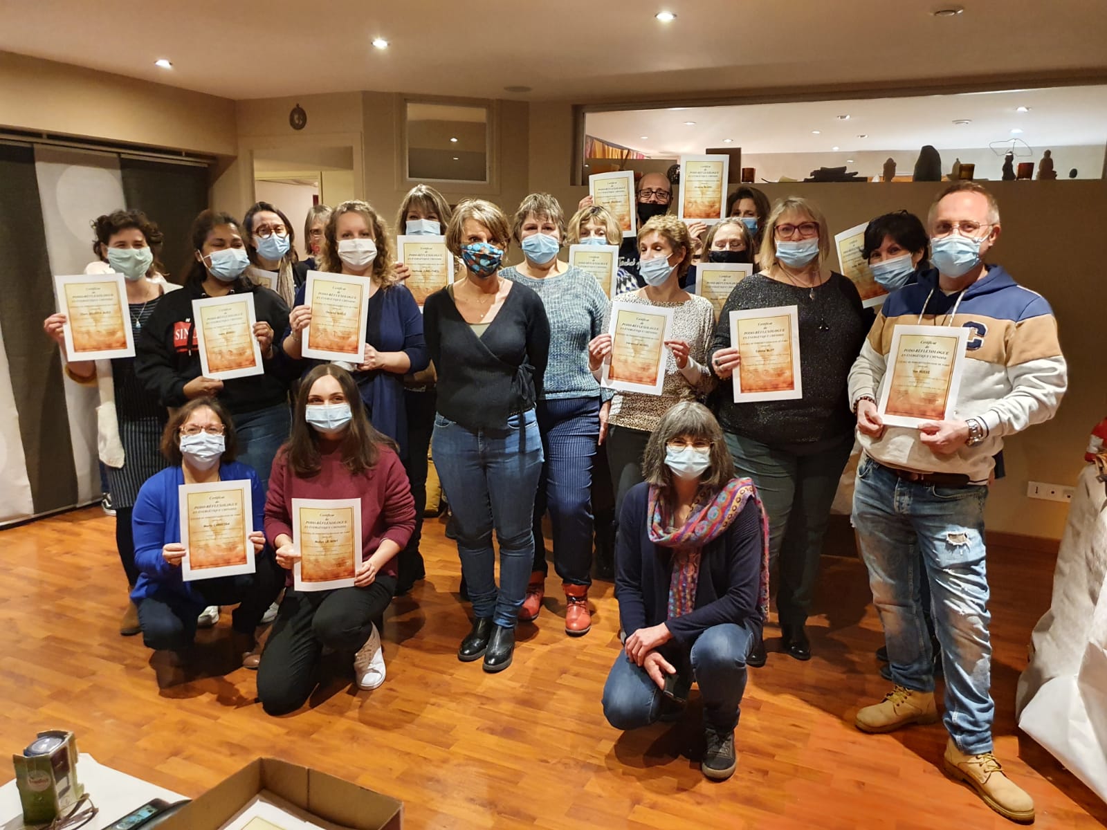 La remise des certificats de la promotion 2019/2020 s'est déroulée certes masquée mais dans la bonne humeur !